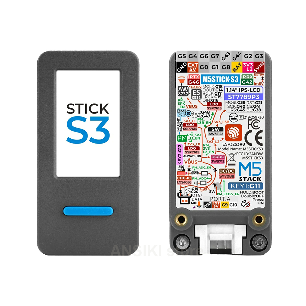 Smart Home Project - M5Stack M5StickS3 ESP32-S3: Портативный комплект для