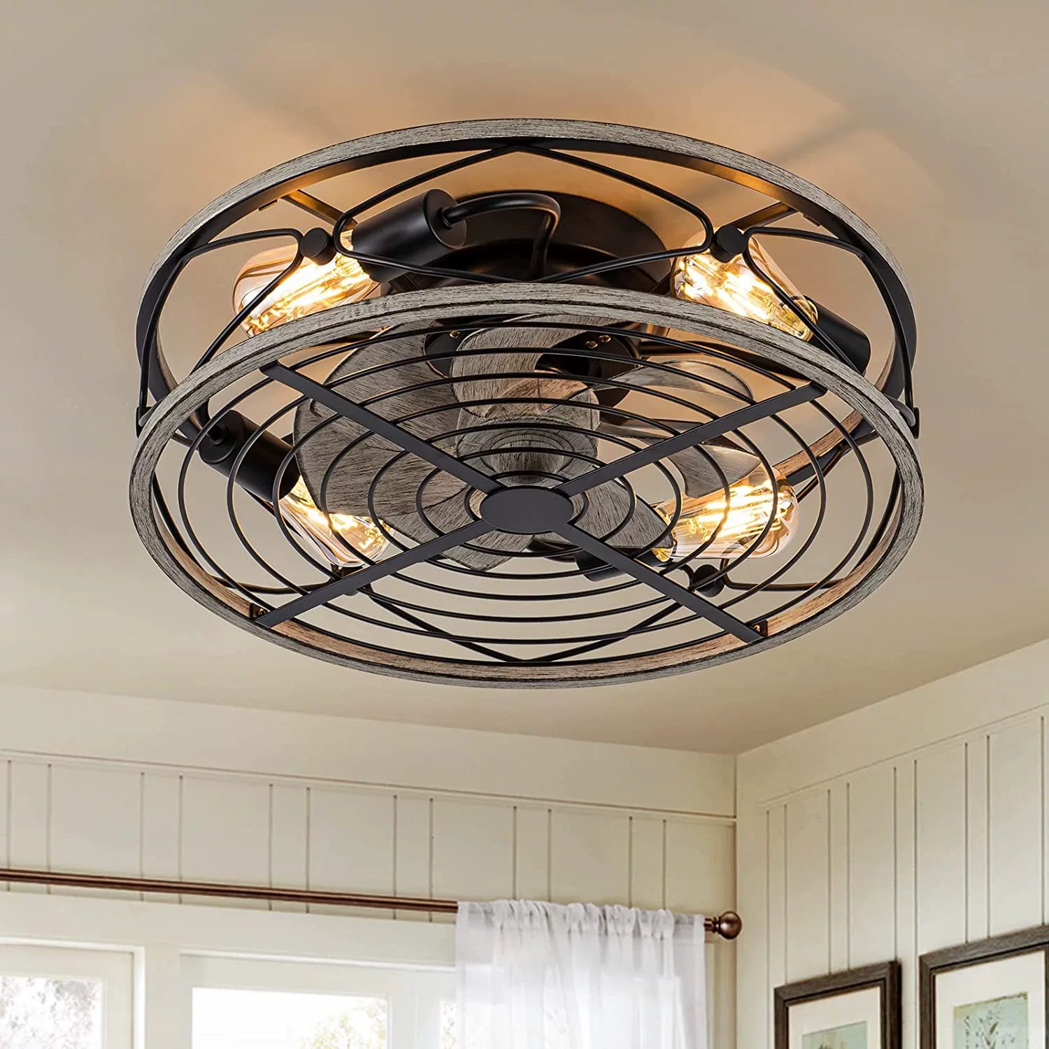 Smart Ceiling Fan - Умный потолочный вентилятор, вентиляторы с подсветкой,