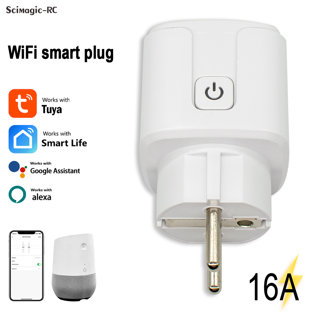 Tuya Wifi Socket - Умная розетка Tuya Wi-Fi 16A с