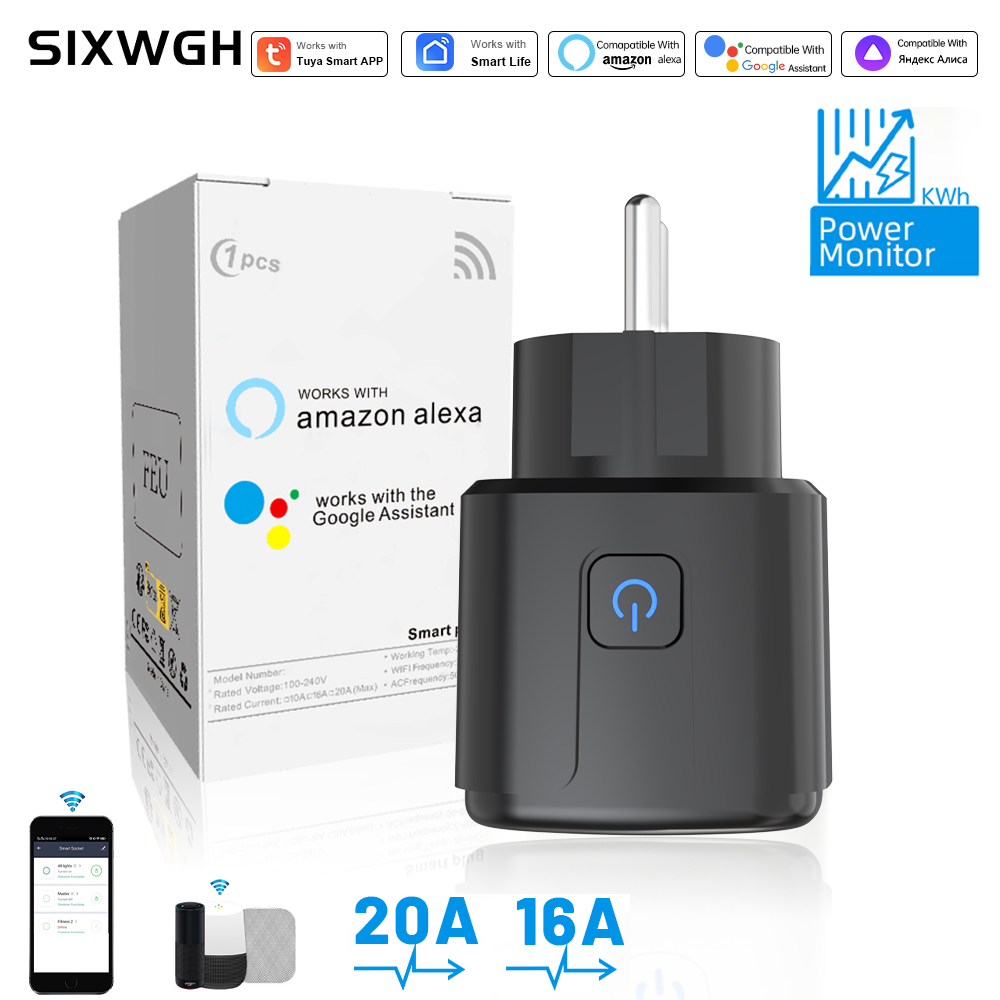 Smart Home Project - Умная розетка Tuya с Wi-Fi, дистанционным