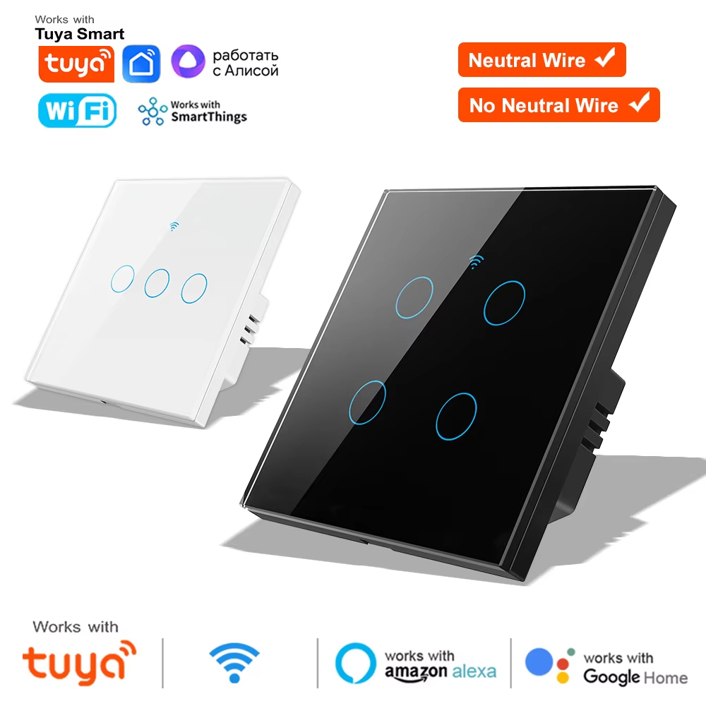 Smart Light Switch - Умный беспроводной сенсорный настенный выключатель Wi-Fi