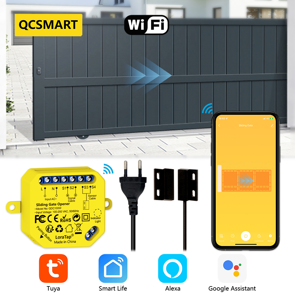 Smart Home Improvement - Tuya Wi-Fi раздвижные ворота контроллер открывания