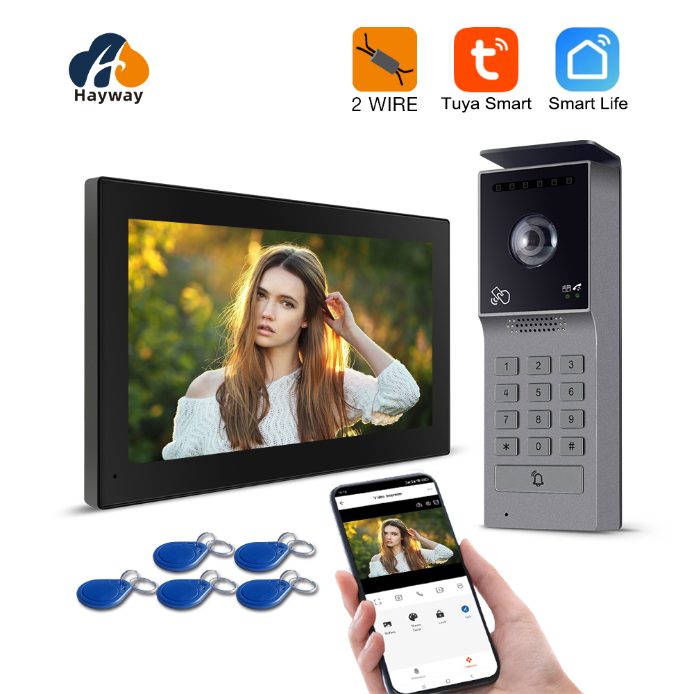 Smart Home Video Doorbell Enhanced Security With Smart Doorbell - Tuya Wi-Fi умный домашний видеодомофон видеодомофон