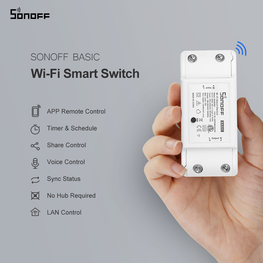 Itead SONOFF Basic R2 Мини DIY – обзор и цена Smart Light Switch