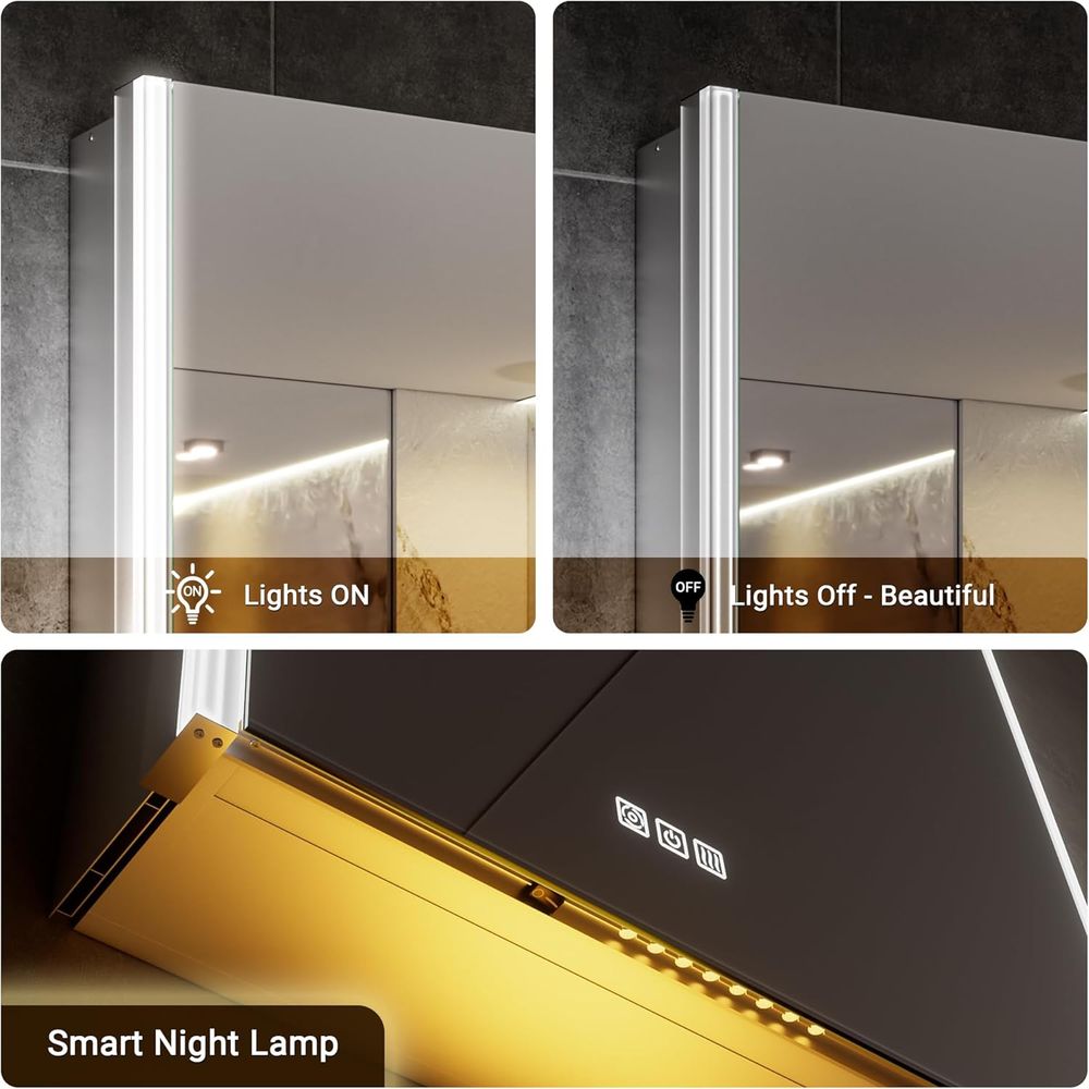 Зеркало для аптечки 20x32 с по – обзор и цена Smart Night Light