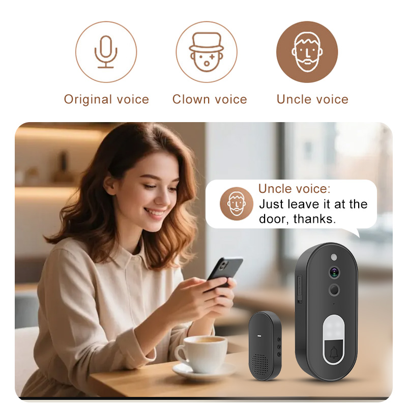 Беспроводной видеодомофон Tuya – обзор и цена Smart Home Video Doorbell Enhanced Security With Smart Doorbell