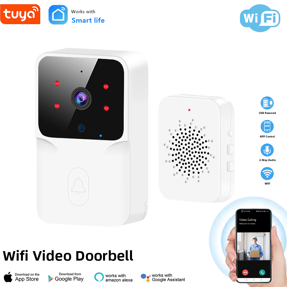 Tuya Wi-Fi видео дверной звоно – обзор и цена Smart Home Video Doorbell Enhanced Security With Smart Doorbell