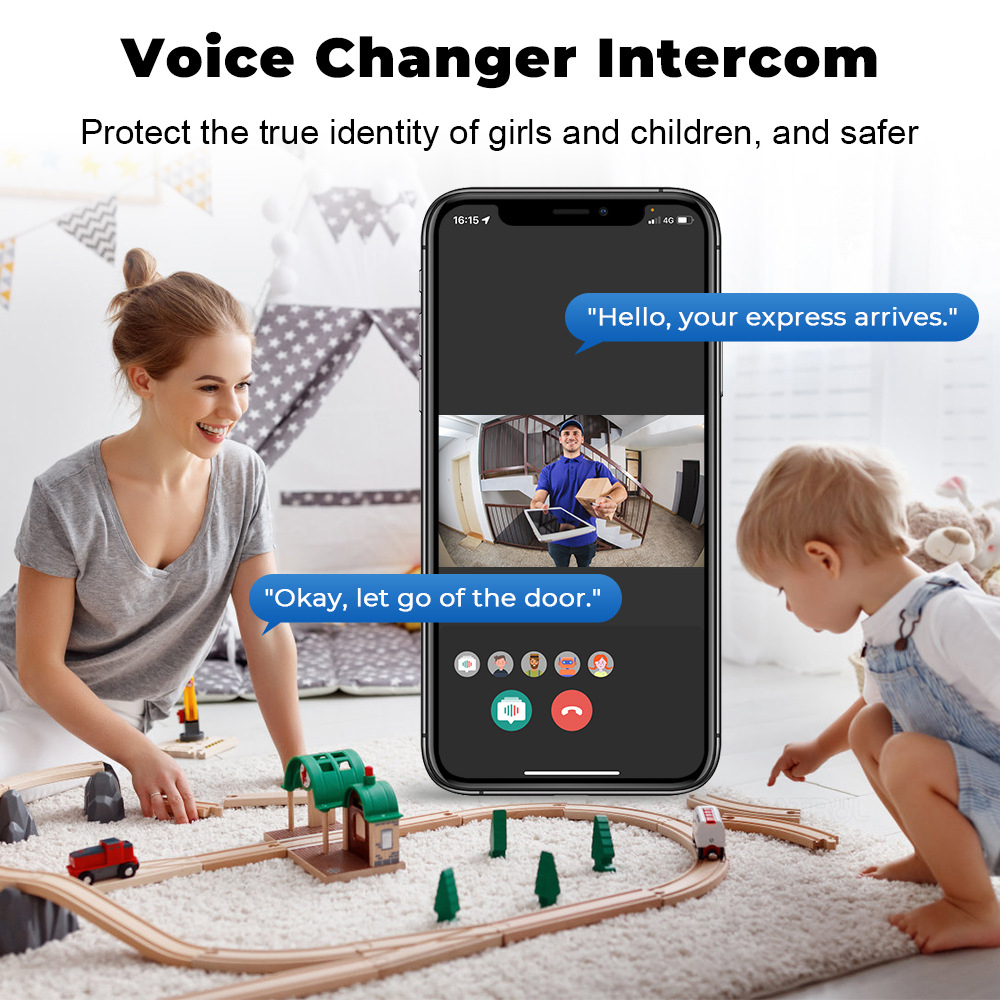 Tuya Wi-Fi видео дверной звоно – обзор и цена Smart Home Video Doorbell Enhanced Security With Smart Doorbell
