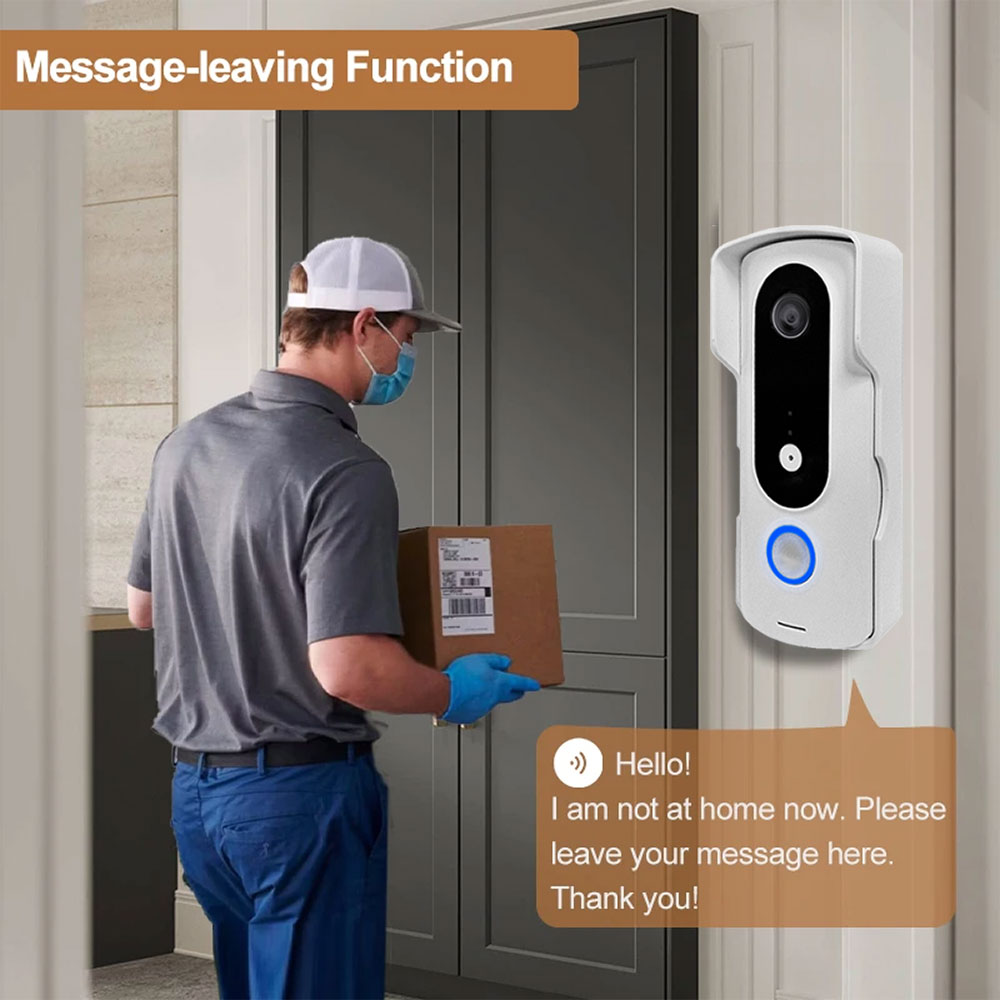 2-проводной умный дом Tuya Wi- – обзор и цена Smart Home Video Doorbell Enhanced Security With Smart Doorbell