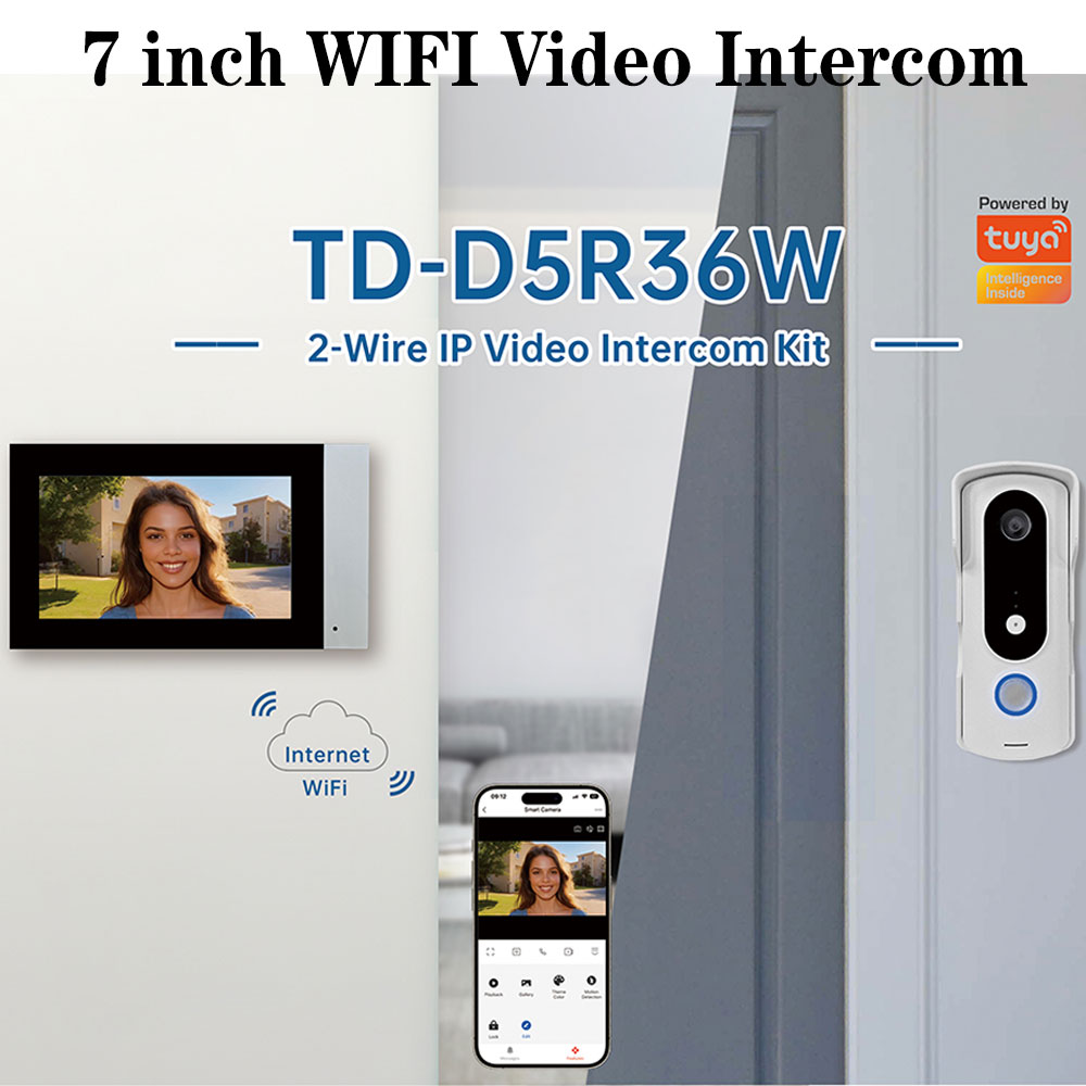 2-проводной умный дом Tuya Wi- – обзор и цена Smart Home Video Doorbell Enhanced Security With Smart Doorbell