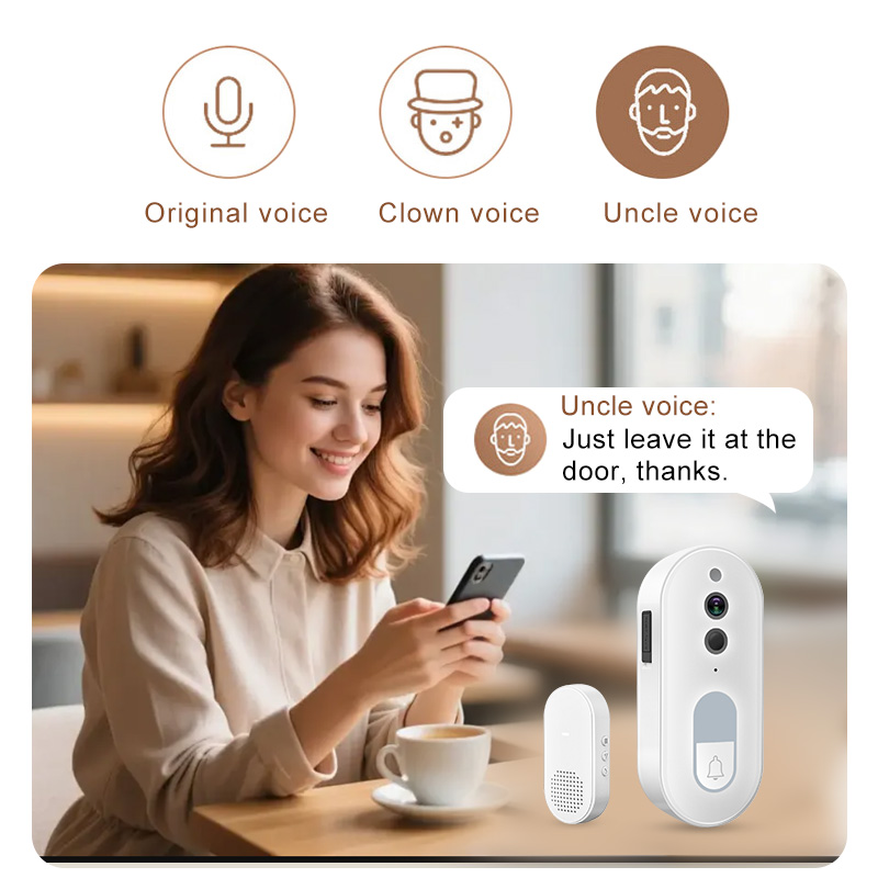 Умный видеодомофон Tuya, беспр – обзор и цена Smart Home Video Doorbell Enhanced Security With Smart Doorbell