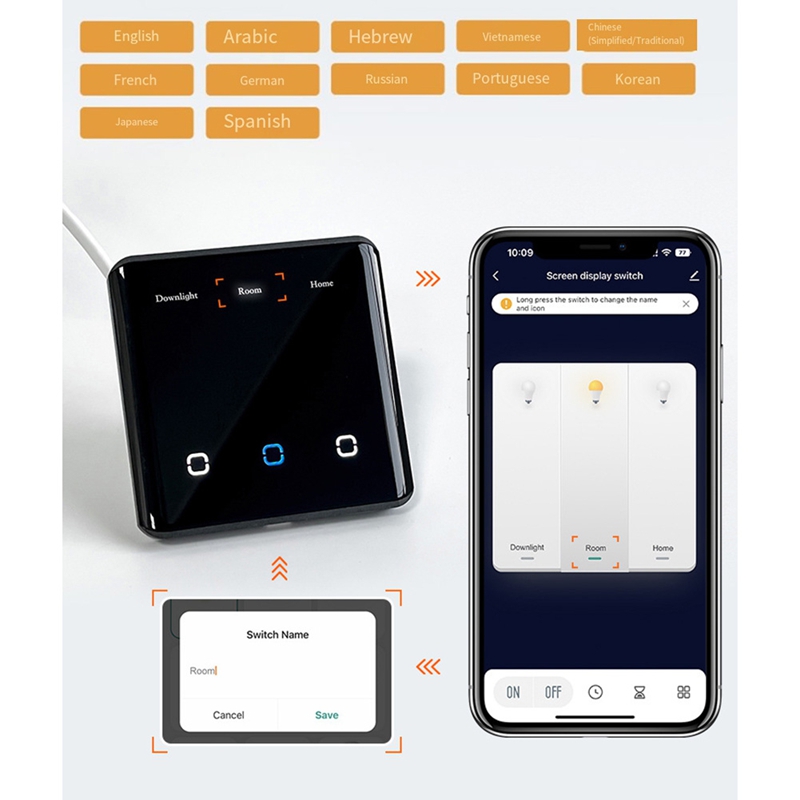 Умный сенсорный выключатель TU – обзор и цена Smart Light Switch