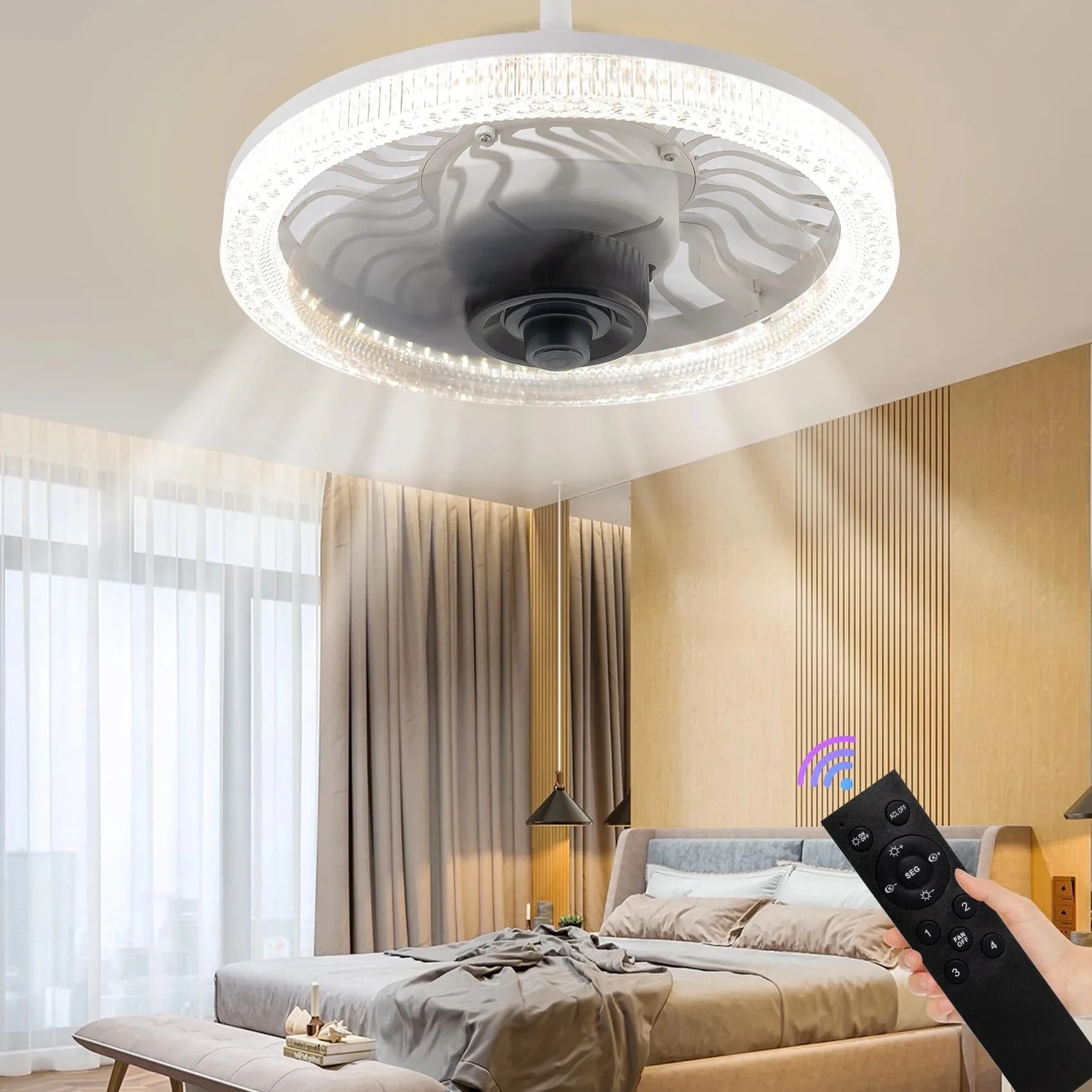 Умный светодиодный потолочный  – обзор и цена Smart Ceiling Fan