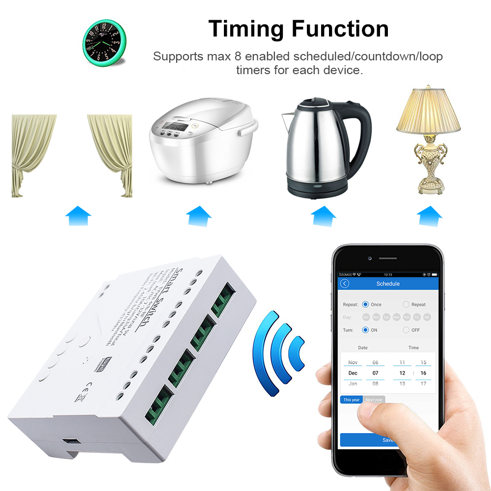 Смарт-реле с поддержкой Wi-Fi, – обзор и цена Tuya Wifi Socket