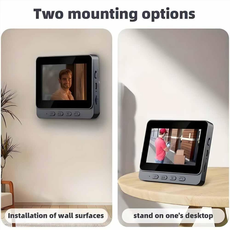 Умный Wi-Fi видеодомофон 2.4G  – обзор и цена Smart Home Video Doorbell Enhanced Security With Smart Doorbell