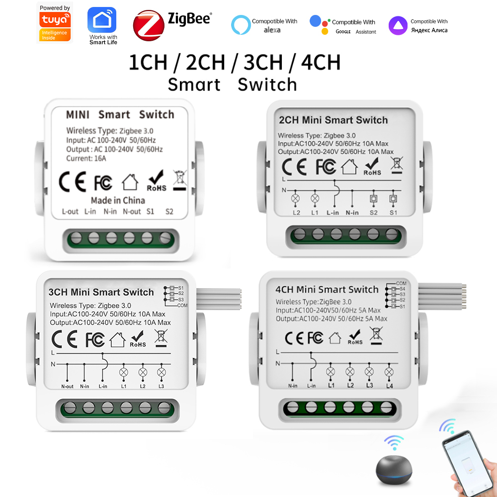 Умный выключатель Tuya Zigbee  – обзор и цена Smart Home Project