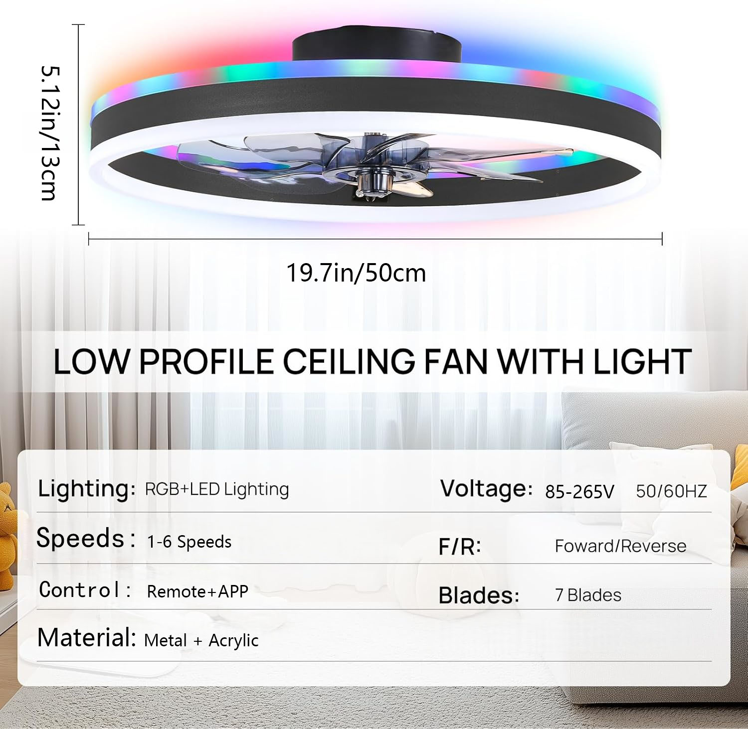 Умный потолочный вентилятор RG – обзор и цена Smart Ceiling Fan