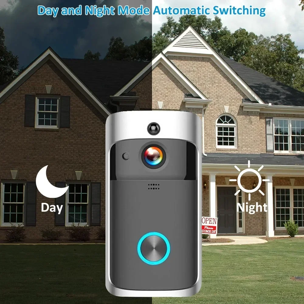 Новый беспроводной Wi-Fi видео – обзор и цена Smart Home Video Doorbell Enhanced Security With Smart Doorbell