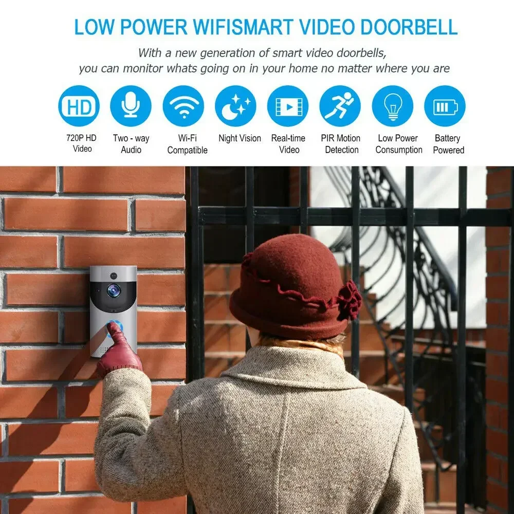 Новый беспроводной Wi-Fi видео – обзор и цена Smart Home Video Doorbell Enhanced Security With Smart Doorbell