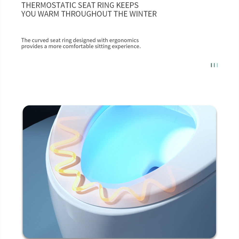 Умный унитаз с подогревом сиде – обзор и цена Smart Night Light