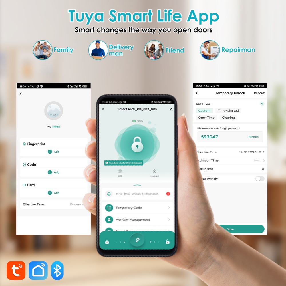 Умный дверной замок YFK Tuya 5 – обзор и цена Smart Home Interior
