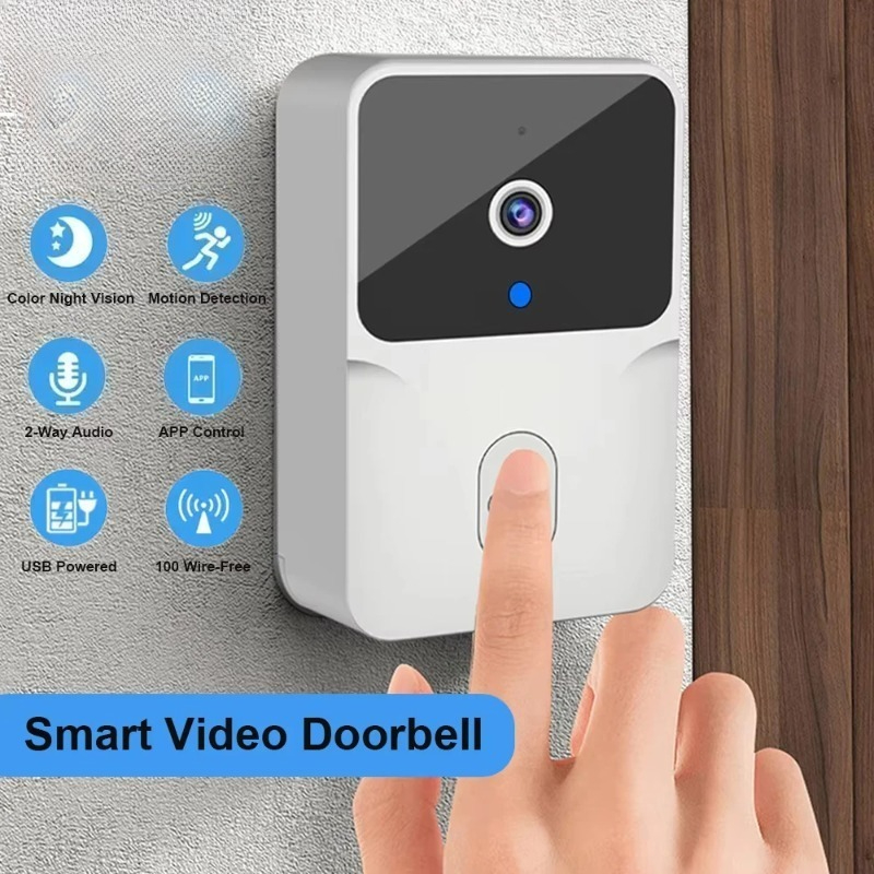 умный домашний Wi-Fi дверной з – обзор и цена Smart Home Video Doorbell Enhanced Security With Smart Doorbell
