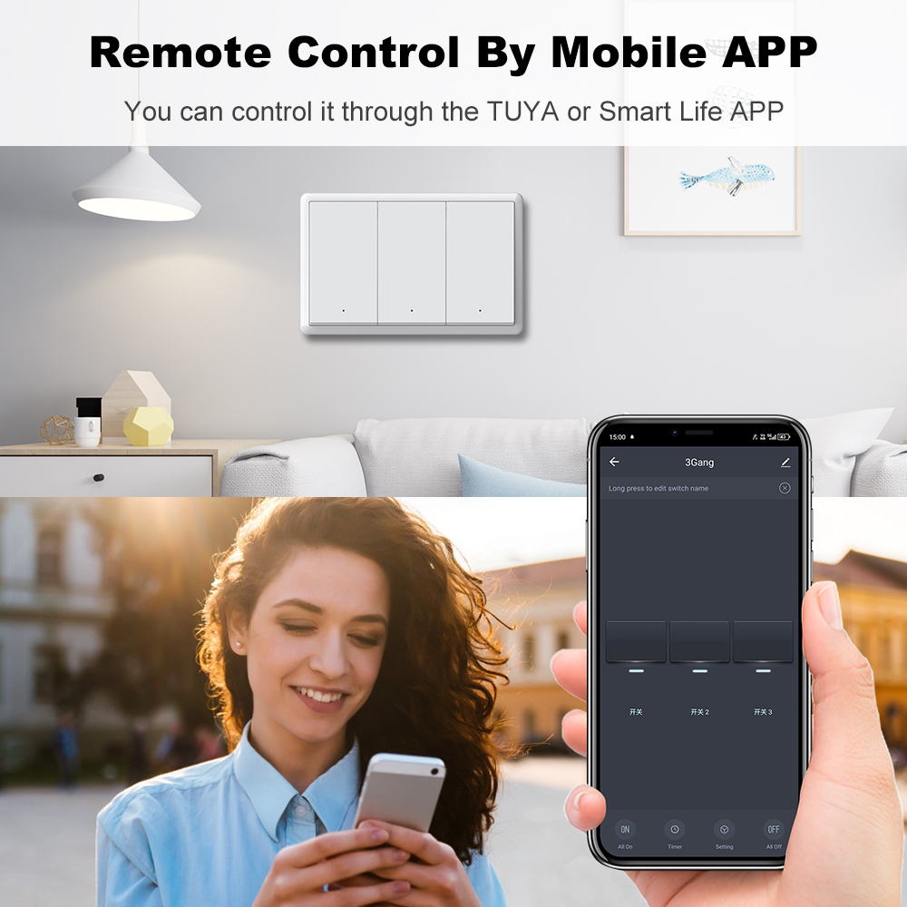 Умный выключатель MANHOT ZigBe – обзор и цена Smart Light Switch