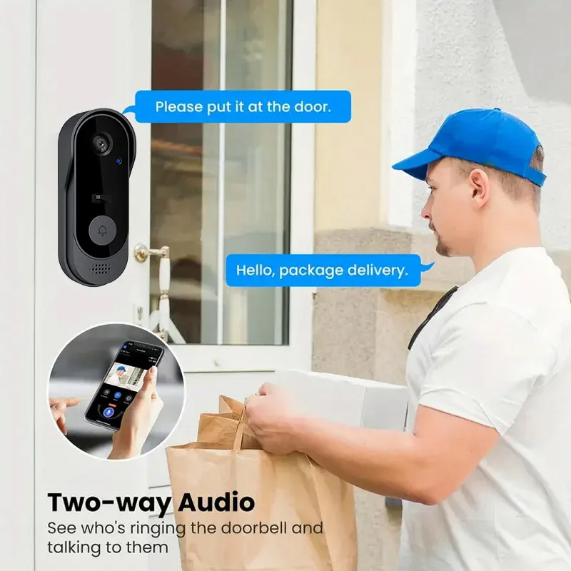 Умный видеодомофон Tuya WiFi д – обзор и цена Smart Home Video Doorbell Enhanced Security With Smart Doorbell